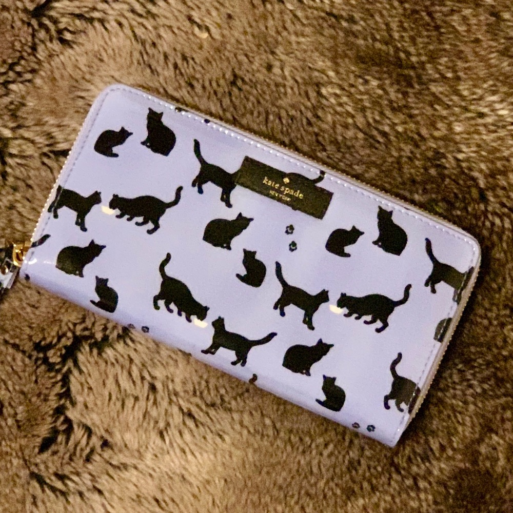 NWT Purrfect Kate Spade Cat Wallet